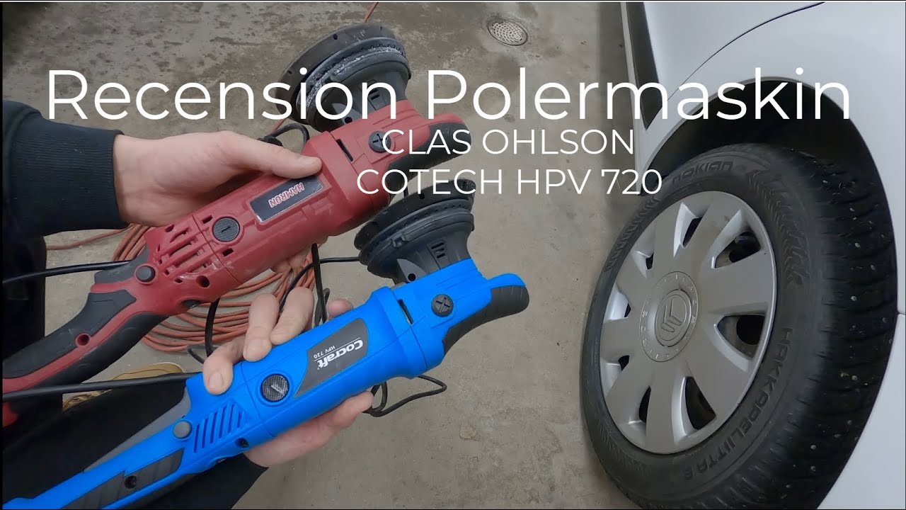 Polermaskin | Recension | Clas Ohlson Cotech HPV 720 | Hamron? Med bättre garanti och längre kabel!