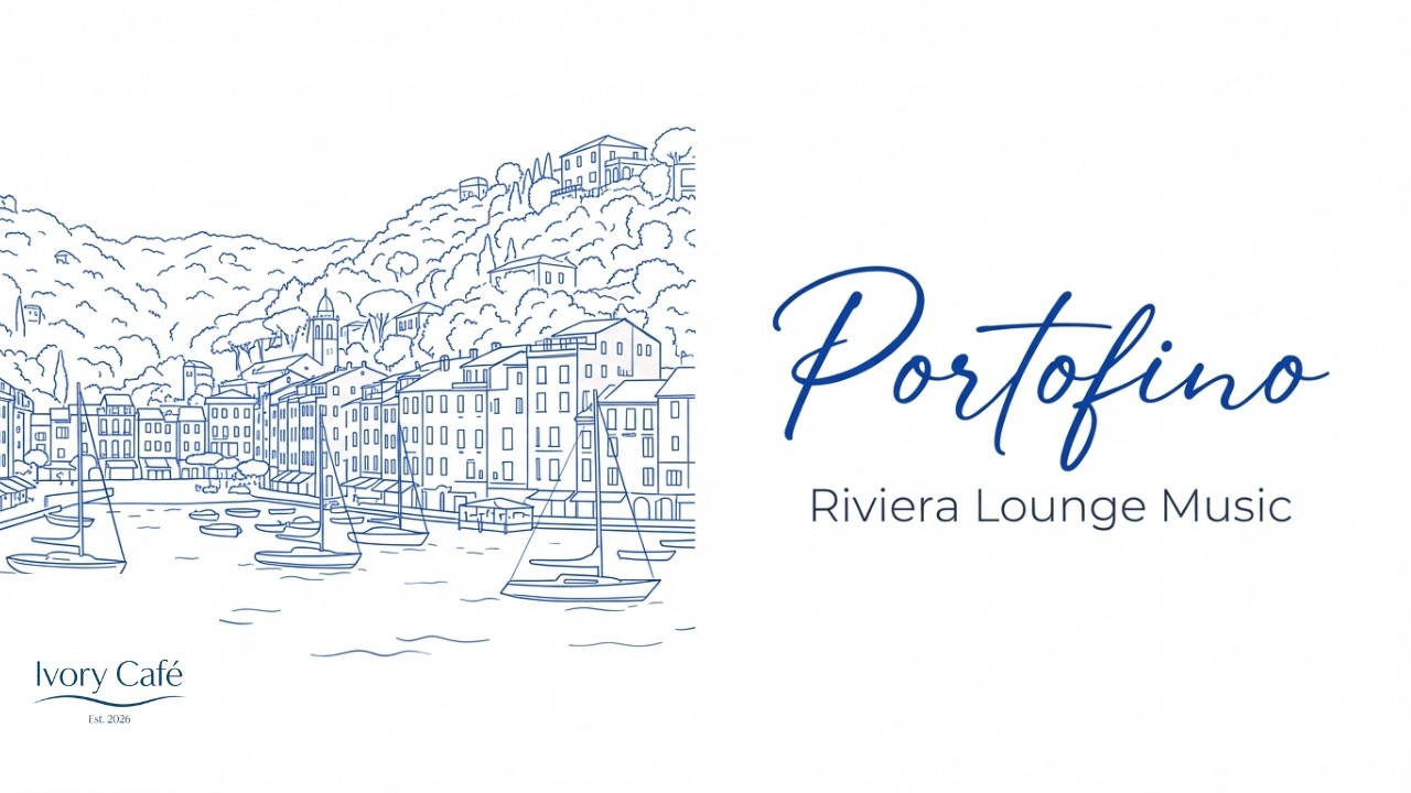Portofino ☕ Italian Riviera Lounge Music | 1 Hour Elegant Café Ambiance ~ Study · Work · Relax