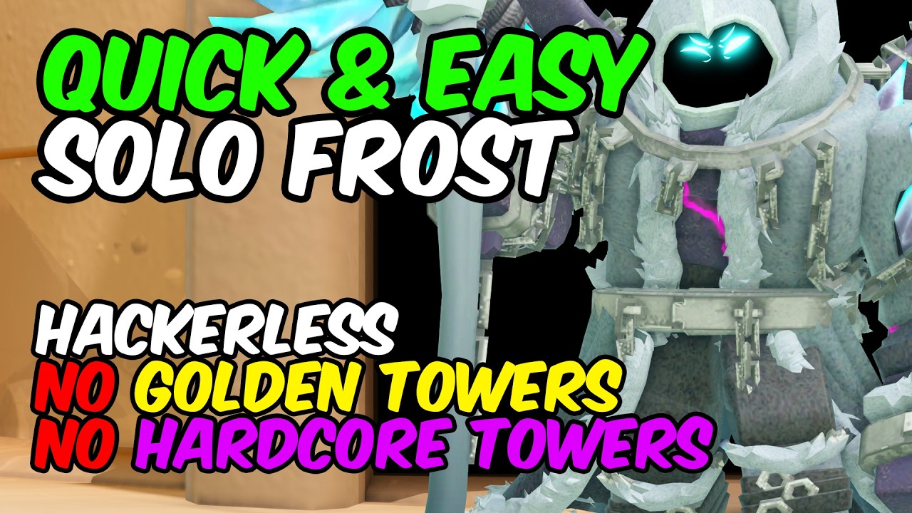 NEW NST SOLO FROST MODE - QUICK & EASY STRATEGY | Tower Defense Simulator | ROBLOX