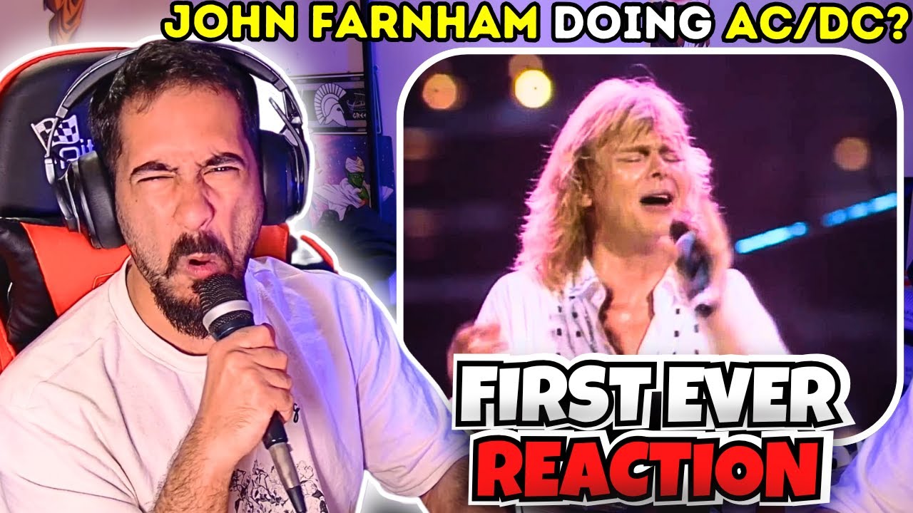 John Farnham - Long Way To The Top ACDC COVER (REACTION)