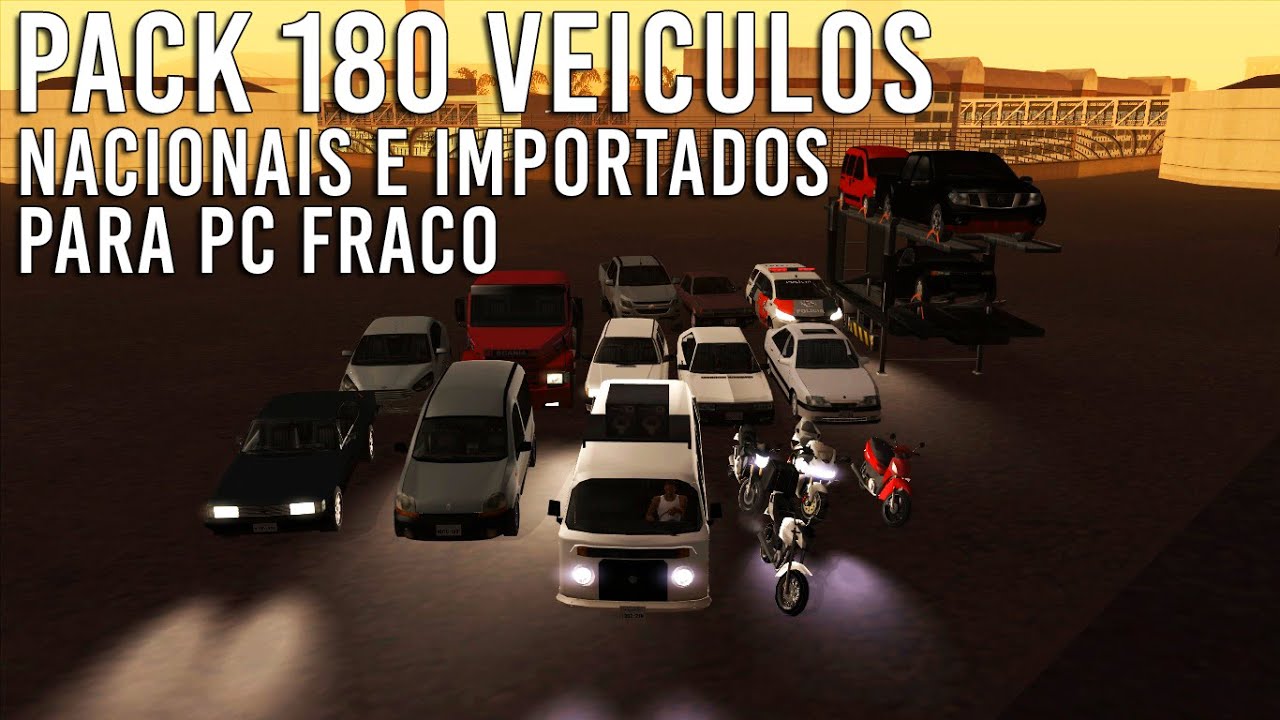 PACK DE CARROS BRASILEIROS GTA SAN ANDREAS