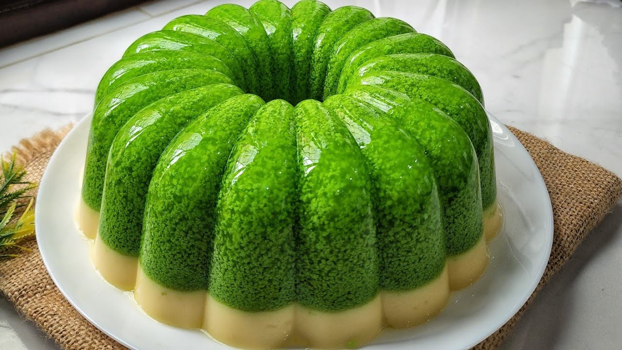 INI SANGAT MUDAH, CUMA DIADUK-ADUK AJA JADI PUDING YANG SANGAT ENAK DAN LEZAT!  PUDING LUMUT MENTEGA