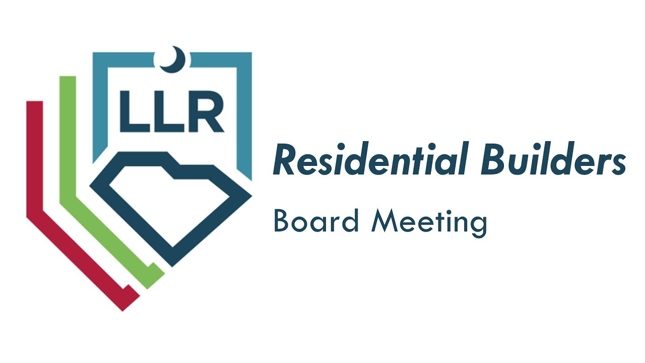 SC Residential Builders Commission Live Stream