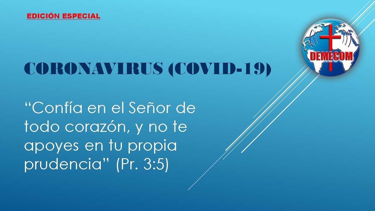 Un Mensaje de Esperanza - UNA PROFUNDA CONFIANZA EN DIOS - Ministerio DEMECOM