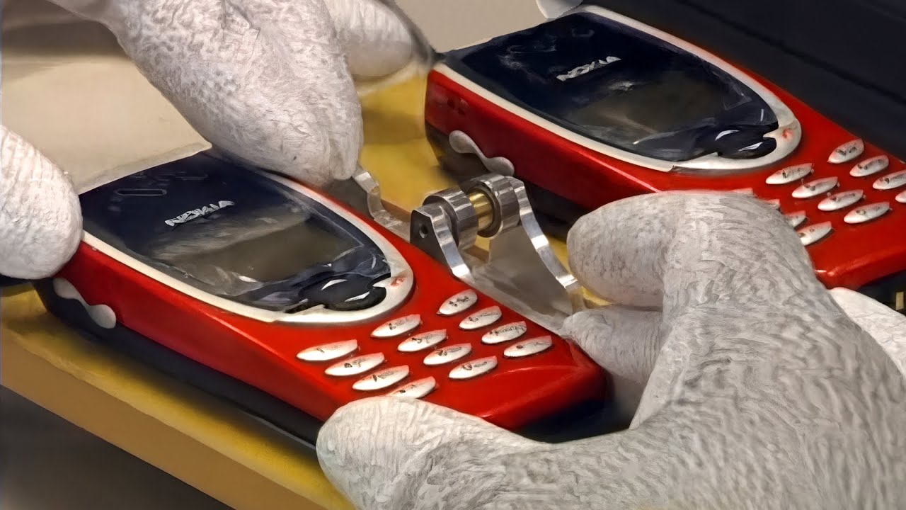 Retro Phone Factory: How Button Phones were made: Old-School Manufacturing process &ndash; 1990s Assembly