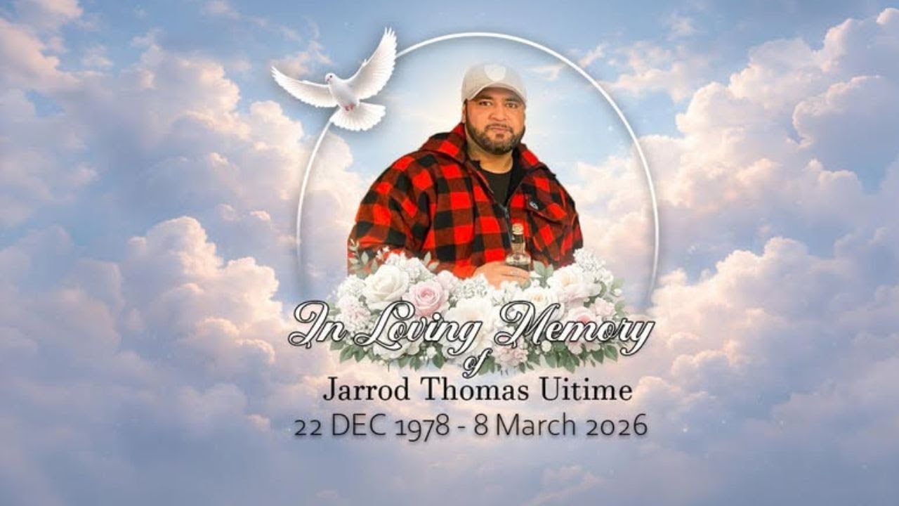 In Loving Memory of Jarrod Thomas Uitime 22 December 1978 - 8 March 2026