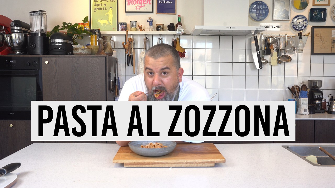Pasta al zozzona - Mødet mellem amatriciana og carbonara.