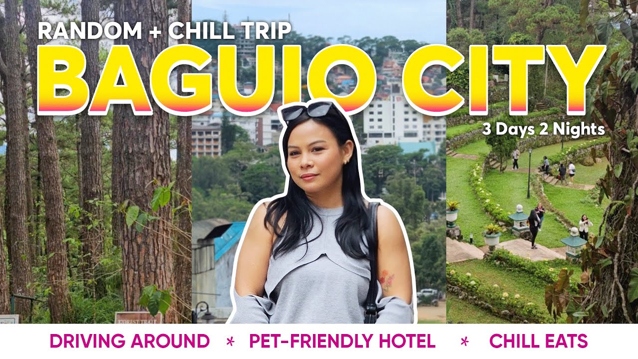 Chill Baguio City Vlog 2025 | Driving around, Pet-friendly Hotel, Camp John Hay, Food Spot and Cafes