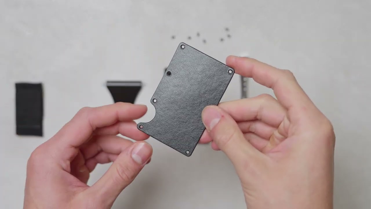 How To Change The Cash Strap For Money Clip - Shield Wallet Tutorial