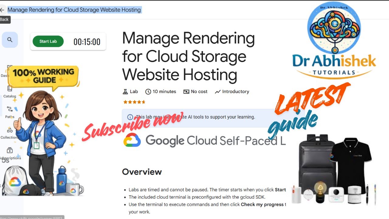 Manage Rendering for Cloud Storage Website Hosting | LAB JAN BASECAMP 2026 #qwiklabsarcade2026