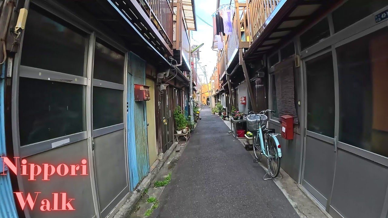Nippori Tokyo in Japan walking tour【4K】3.2024-27