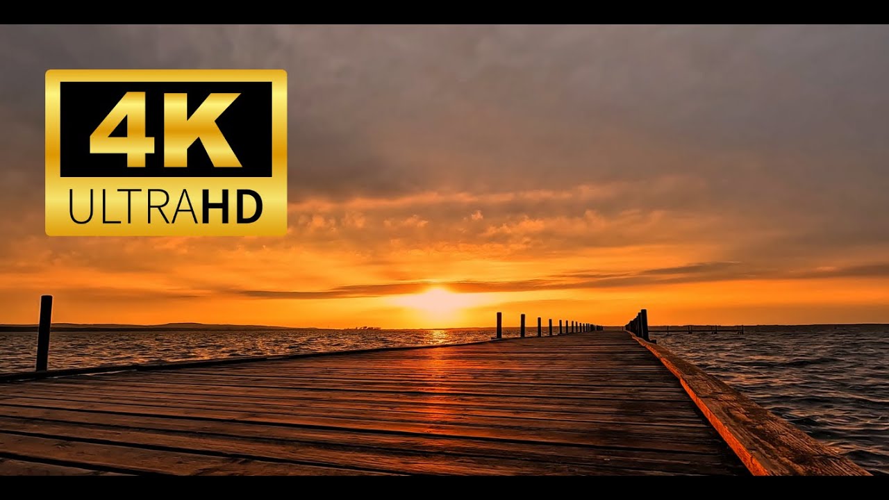 Wooden Dock Secrets: A Sunset Journey (4K)