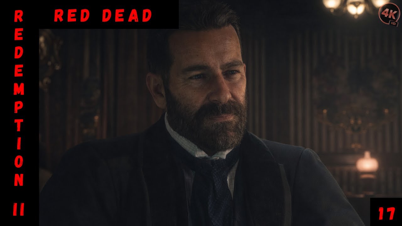 Boat Party, Playing Poker - RDR2 #ep17 - Chapter 4 Saint Denis - 4K