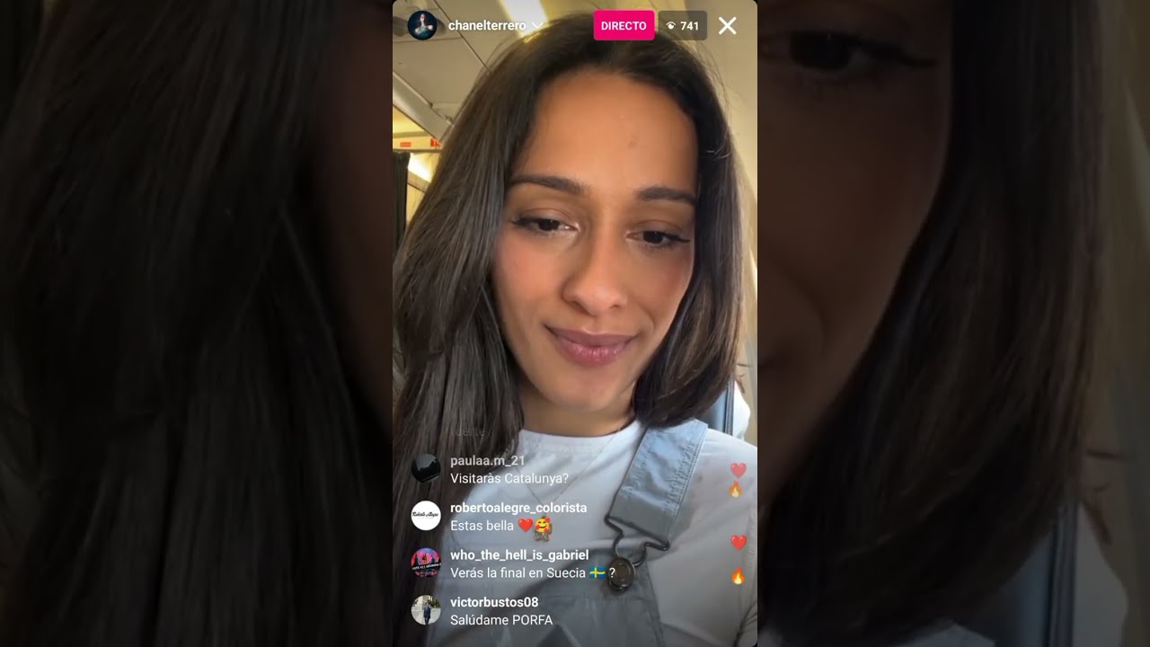 Chanel Terrero (🇪🇦 ESC 2022) - Livestream on Instagram (04/05/2024)