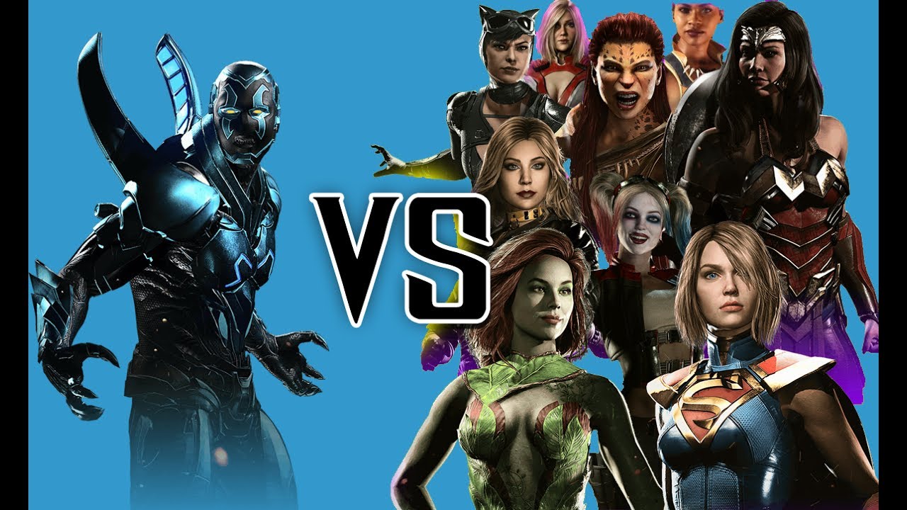 Blue Beetle VS The Girls - All Intro Dialogues | INJUSTICE 2