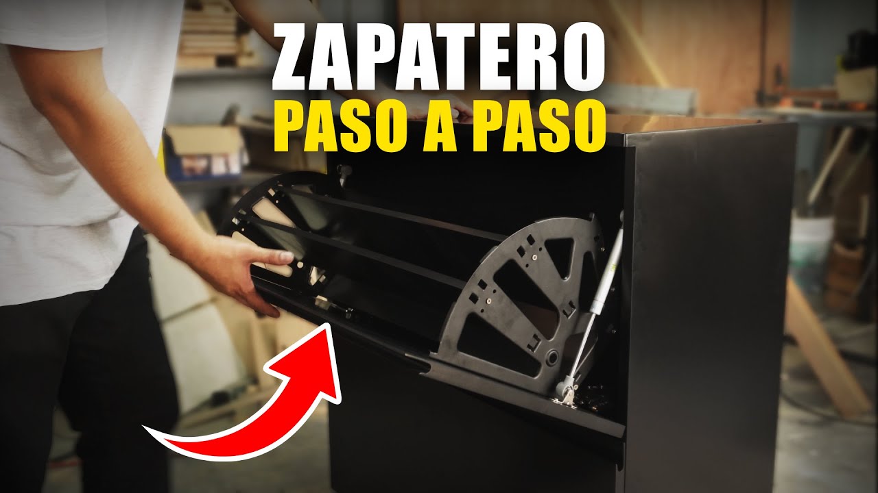 Cómo hacer un zapatero moderno paso a paso (¡con mecanismo abatible!)