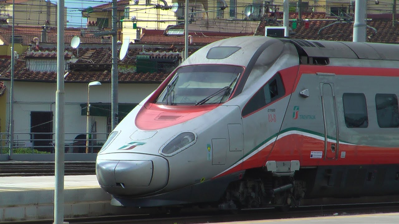 (HD) Florence Santa Maria Novella to Rome Termini - FS ETR 600 Pendolino 06/04/13