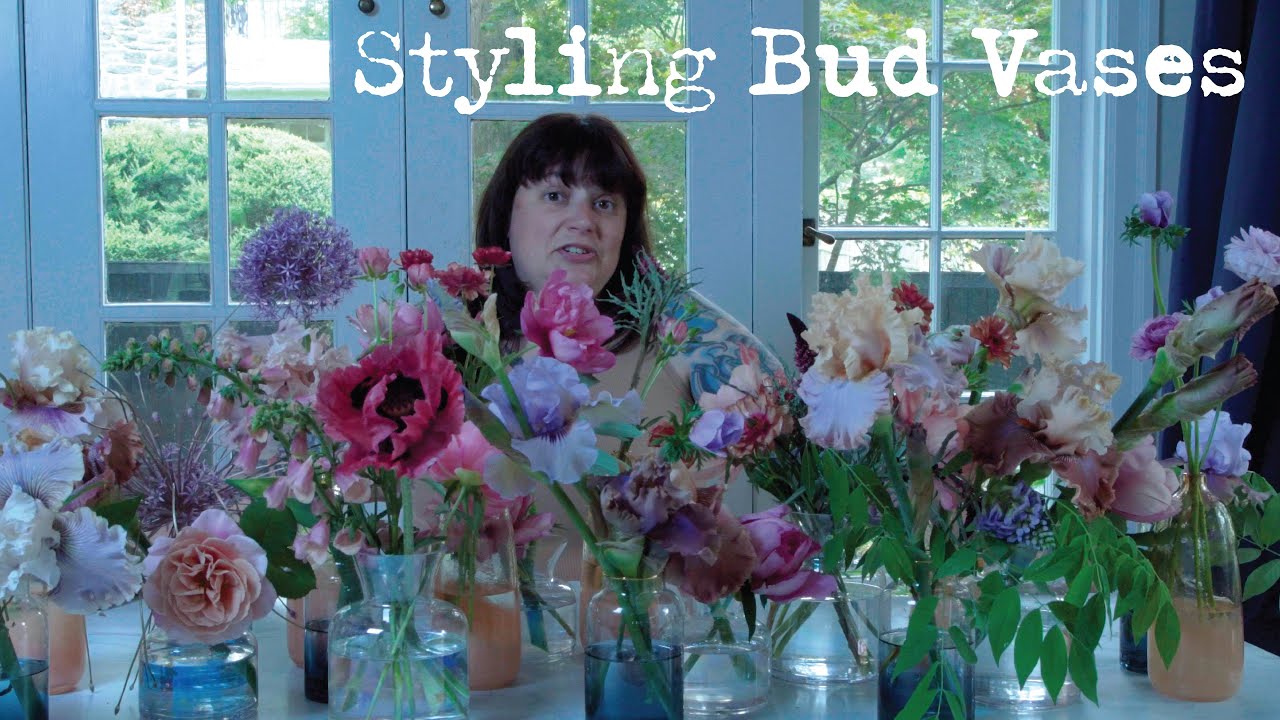 Bud Vase Arrangements Cut From My Garden | A Florist's Cutting Garden 2022