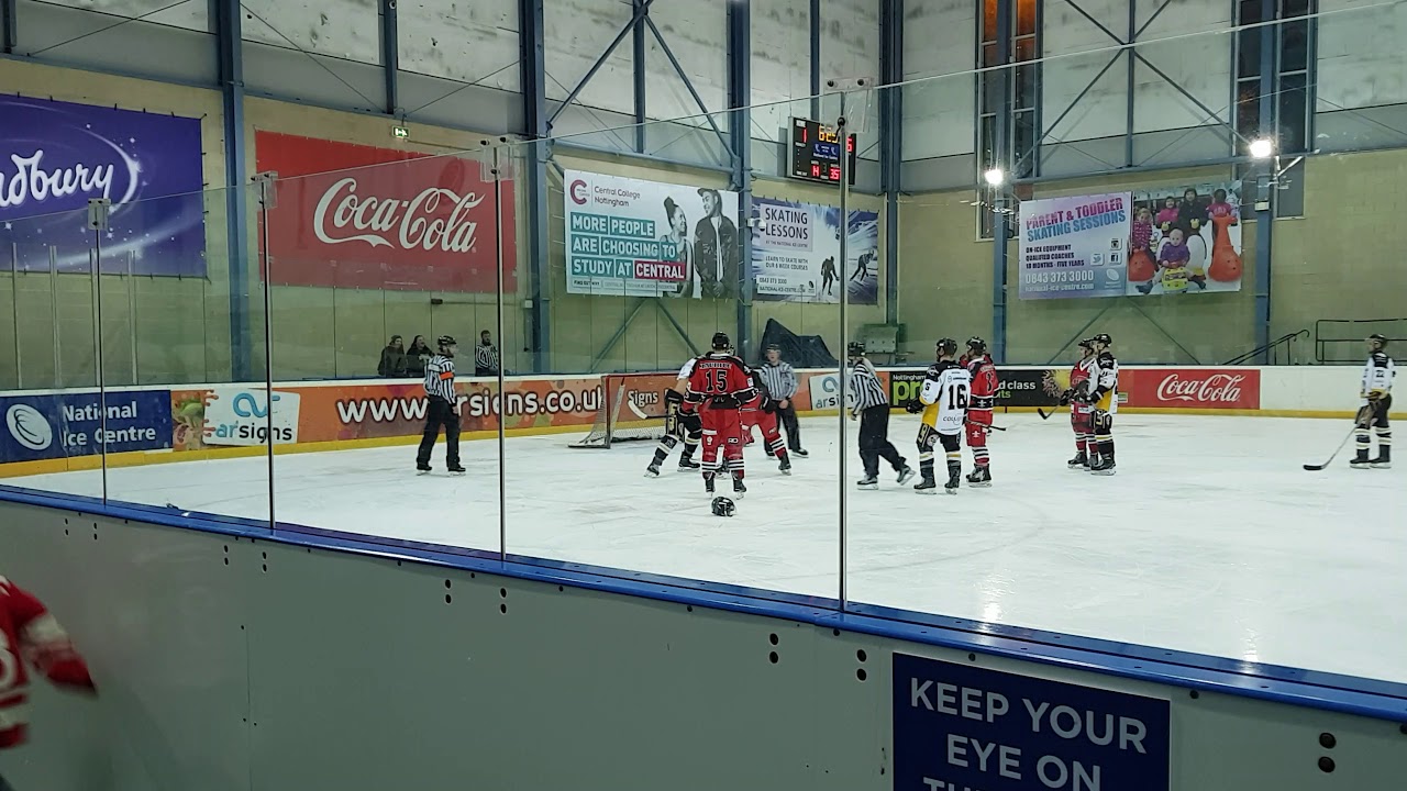 Solihull Barons v Nottingham lions Crowe fight