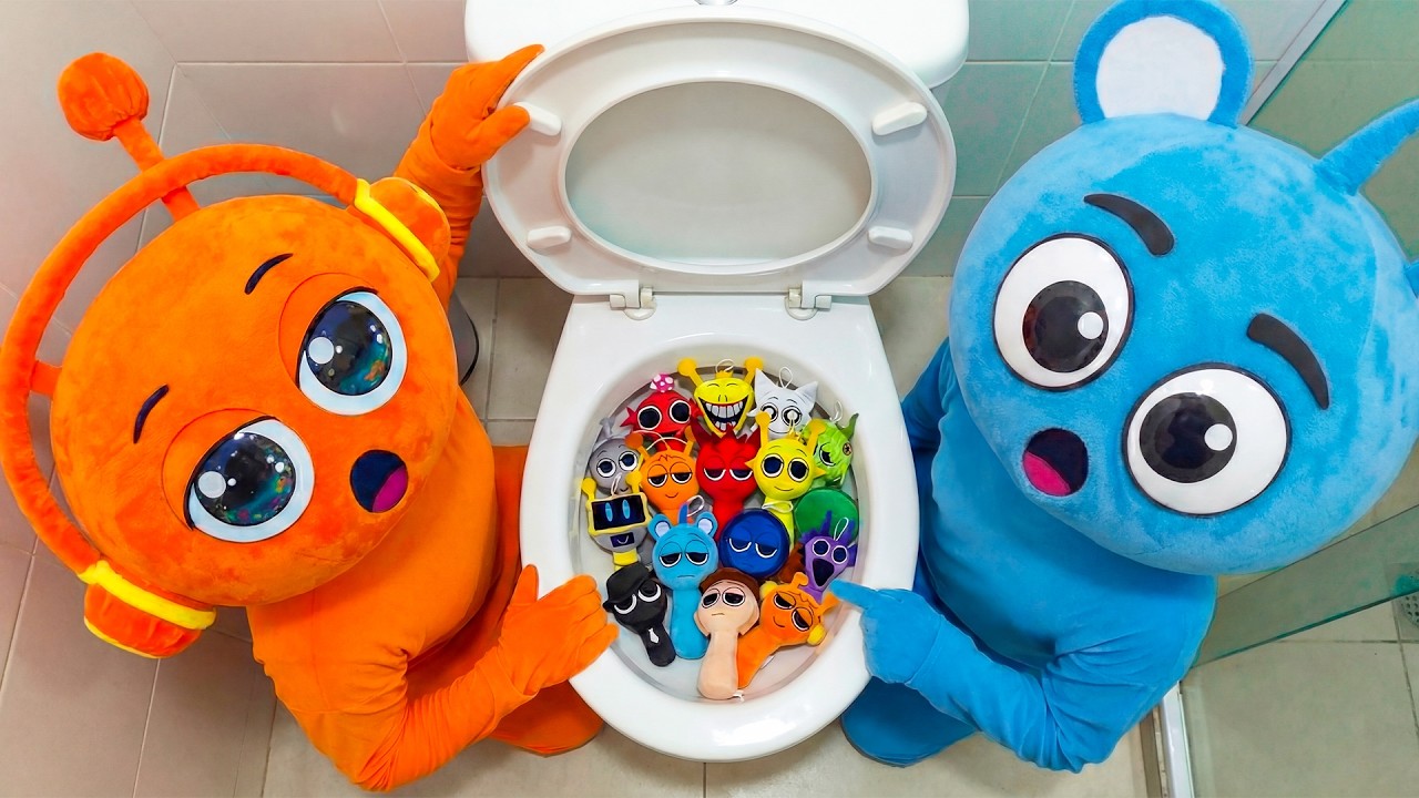 This Was Unexpected! Oren & Sky Discovers Sprunki in the Toilet
