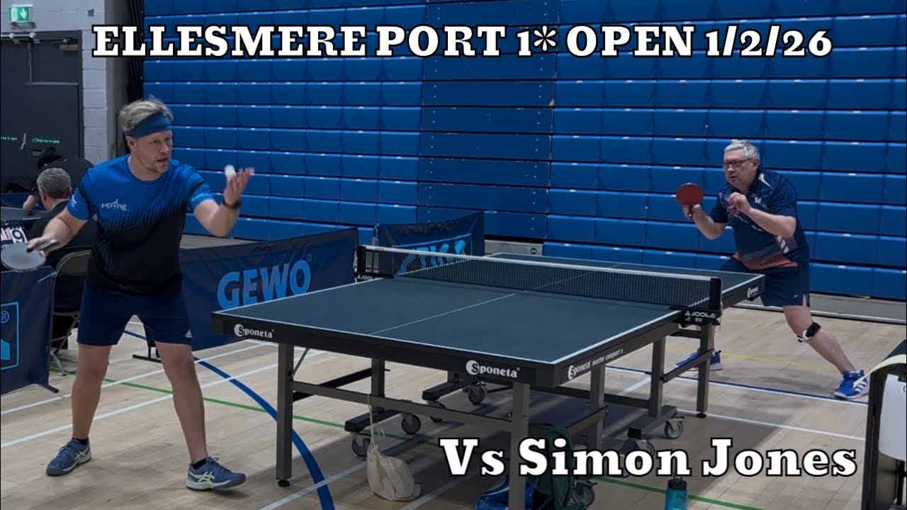 Neil Myatt vs Simon Jones | Ellesmere Port 1* Open | 1/2/26
