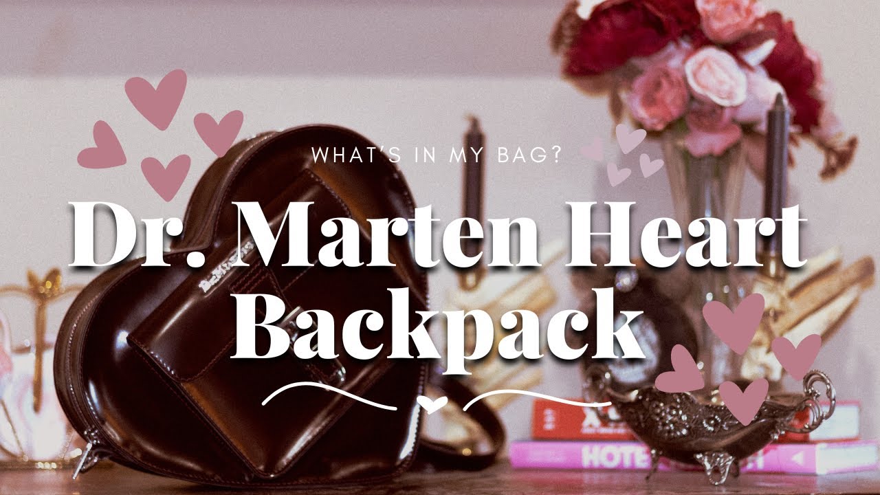 What's In My Bag ft. Dr. Marten Heart Backpack (and Review!)