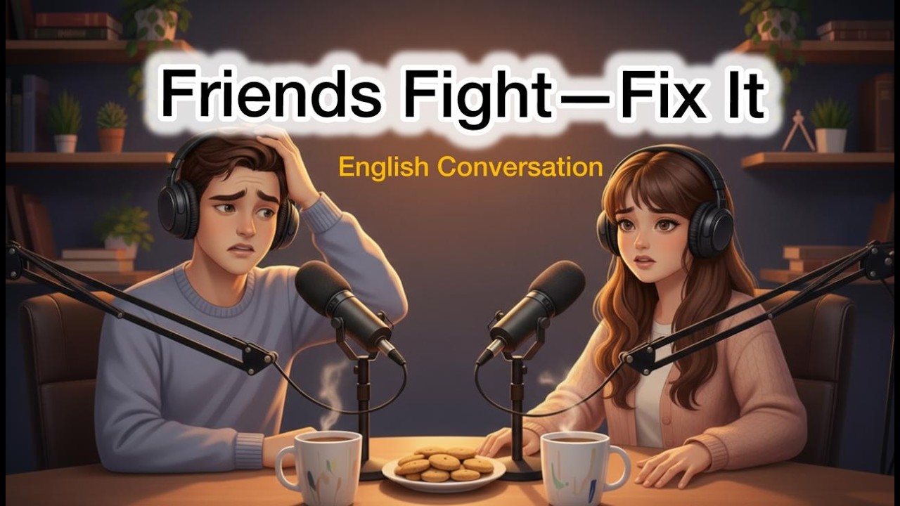 Easy TaIk English Podcast__Best Friend Fight at SchooI | English Drama