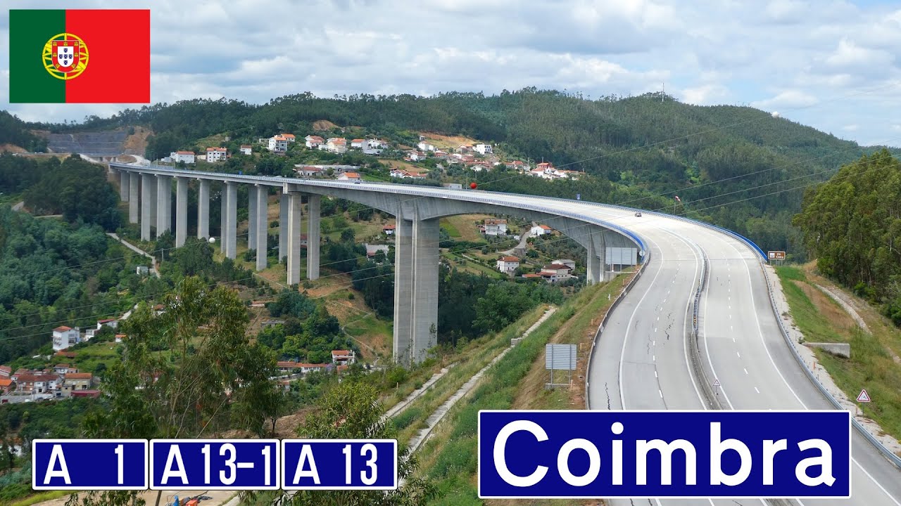 Motorways to Coimbra, Portugal