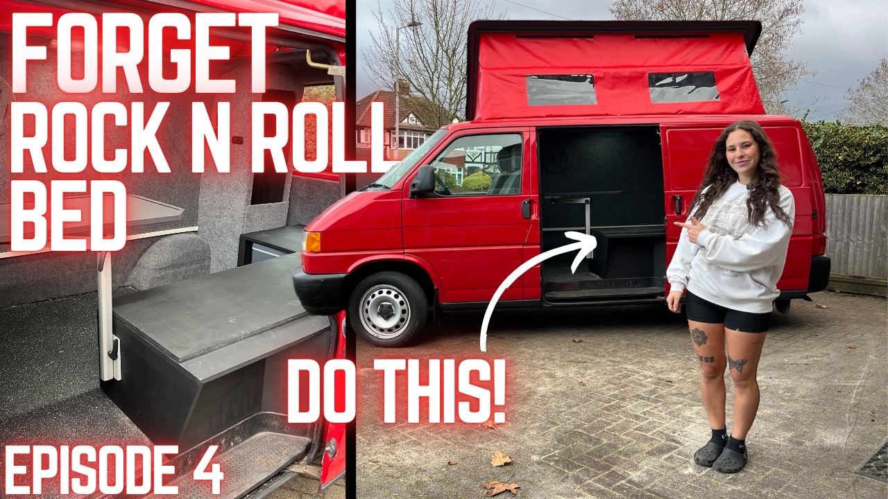 We made the ultimate sofa bed! | CAMPER CONVERSION