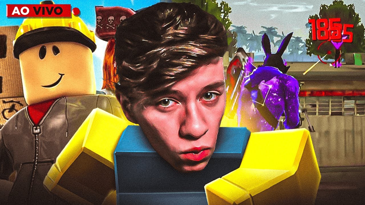 s&oacute; os de verdade... CONTA SECUNDARIA E ROBLOX - APELAPATO LIVE ON FREE FIRE