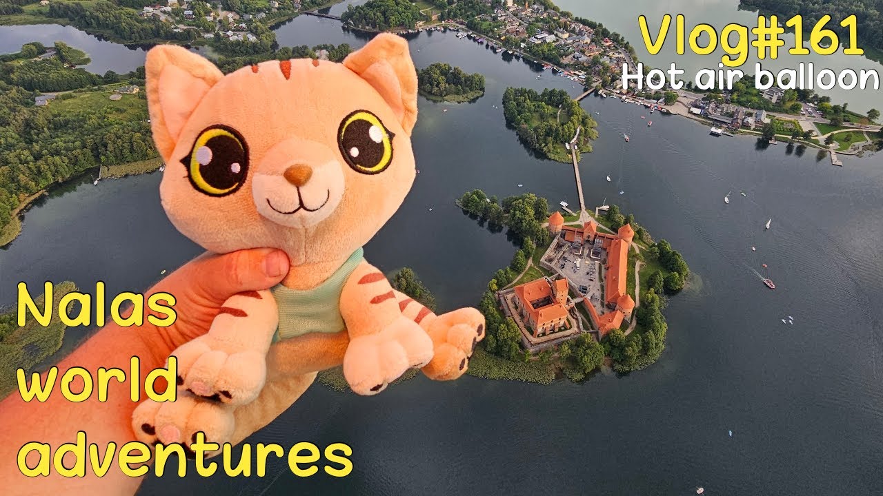 Hot air balloon over Trakai Castle 😻 Vlog #161