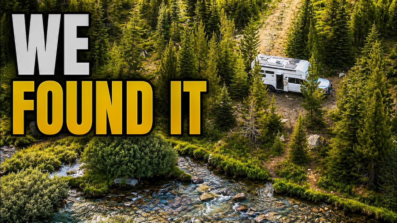 The Perfect Camp in the Montana Mountains