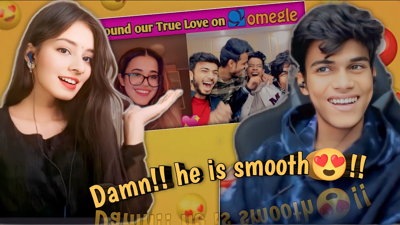 First Time Reaction on @adarshuc 😍||Found my crush on Omegle💥💫.