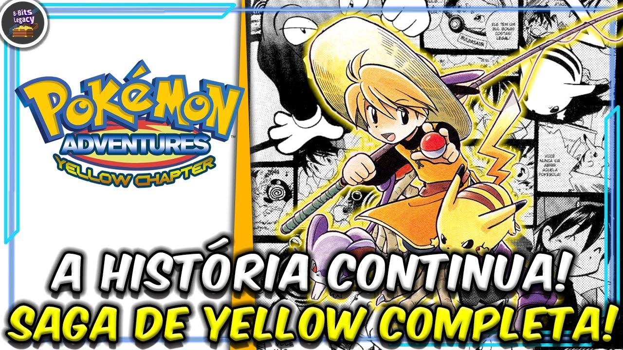 POKÉMON ADVENTURES: CAPÍTULO YELLOW - HISTÓRIA COMPLETA!