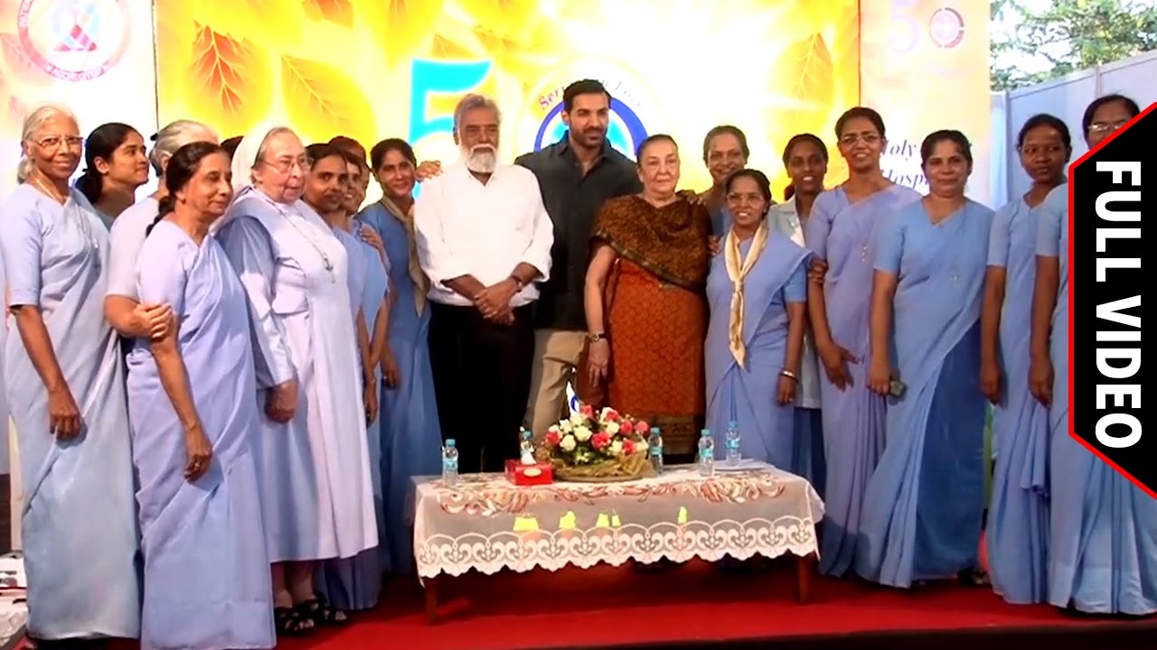 Full Video -John Abraham At Holy Spirit Hospital For Golden Jubilee Celebration.