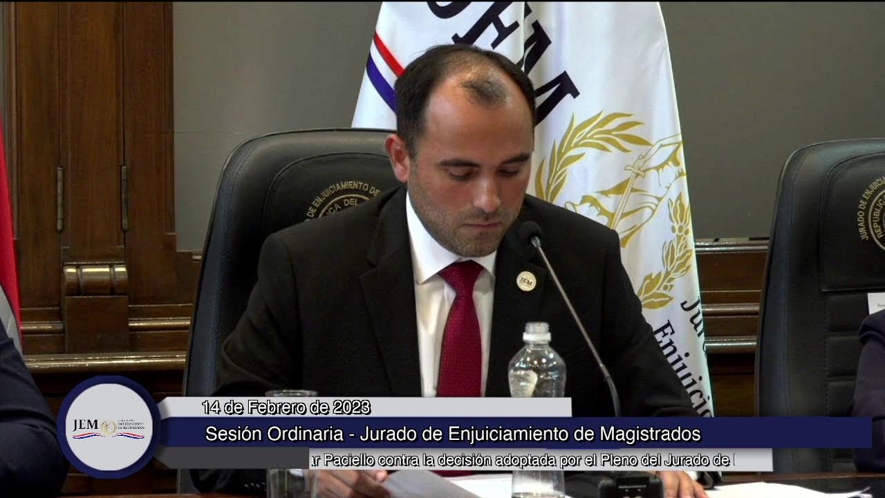 14-02-2023 - Sesión Ordinaria - Jurado de Enjuiciamiento de Magistrados