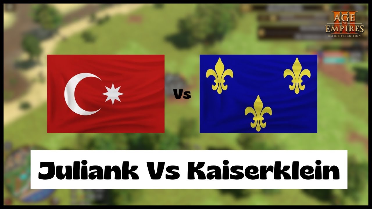Age of Empires 3- Otto Vs France | JulianK Vs Kaiserklein | Aoe3 DE | 1v1 Pro Game | 4K