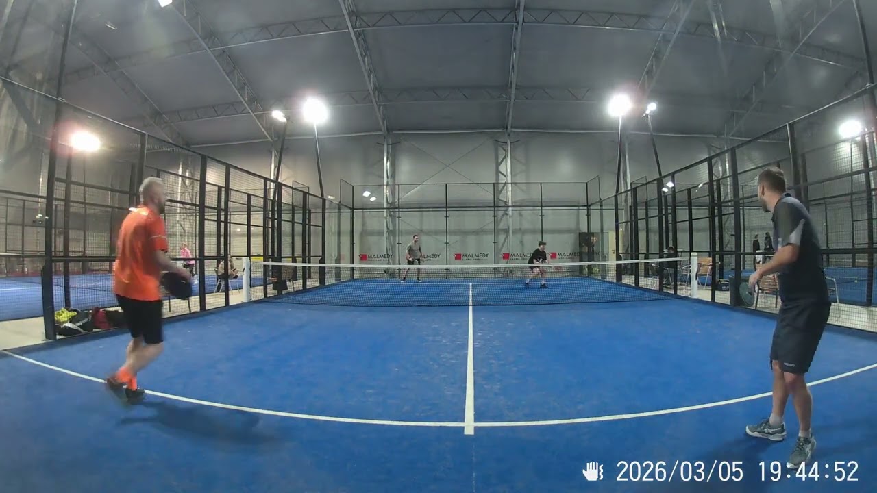 Padel, Match entraînement (Daryl&JM-Ludo&Jonas) 2/6 - 2/6, Malmedy 7/03/2026, 4 de 4
