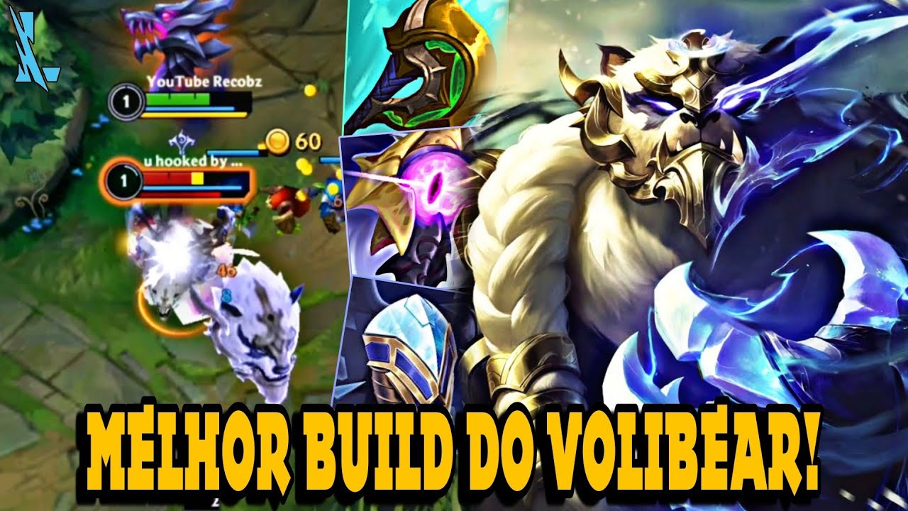 SEJA UM DEUS DE VOLIBEAR COM ESSA BUILD!! LoL Wild Rift
