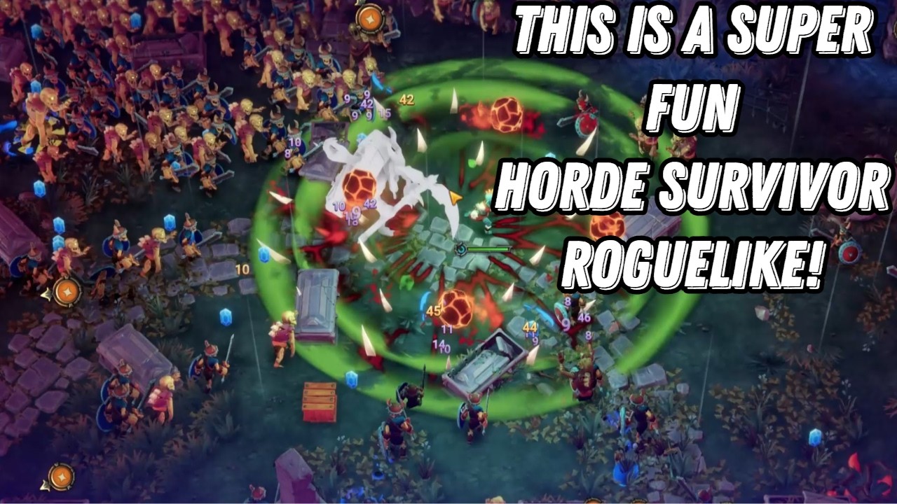 This Horde Survivor Roguelike is SUPER fun and has AMAZING style! Army of Ruin