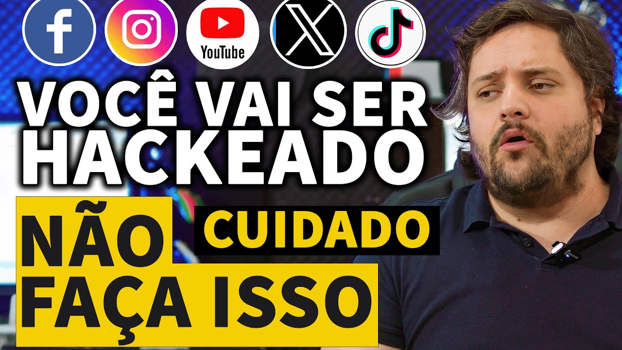 Quem FAZ ISSO é hackeado e PERDE o canal no YouTube, o Instagram, o Facebook, etc... (ninguém fala)