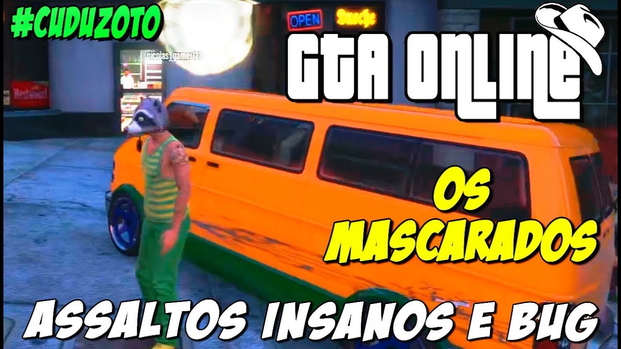 GTA Online - Assaltos insanos dos mascarados e Bug no aeroporto !