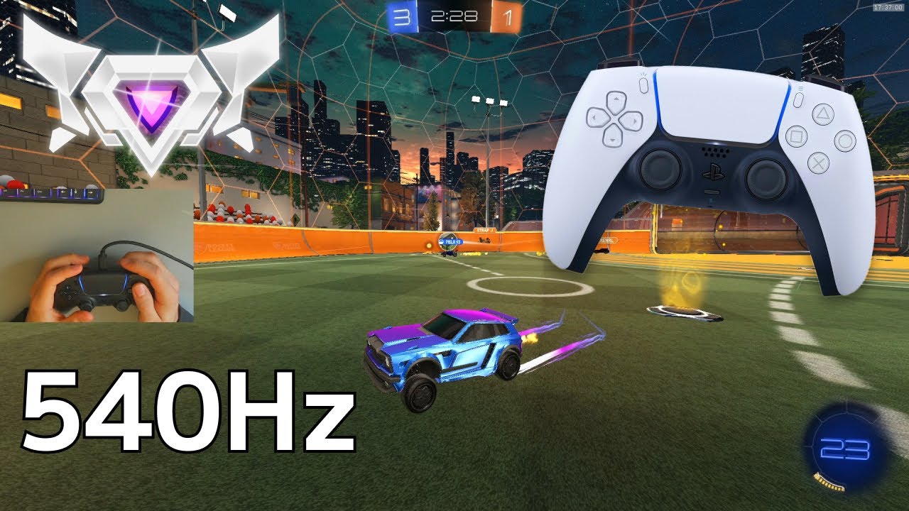 PS5 Controller ASMR 😴 Rocket League Ranked 🏆 Satisfying 360 FPS 4K