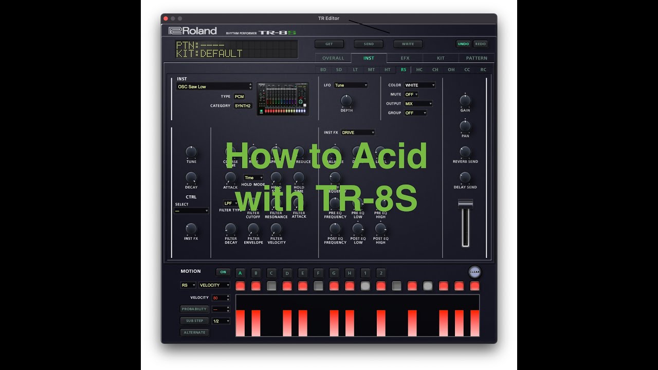 How to Acid with TR-8S