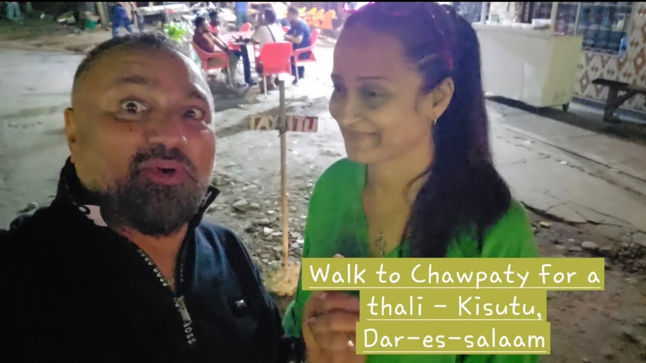 Walk along Kisutu area and thali at Chawpaty in Dar es salaam, Tanzania
