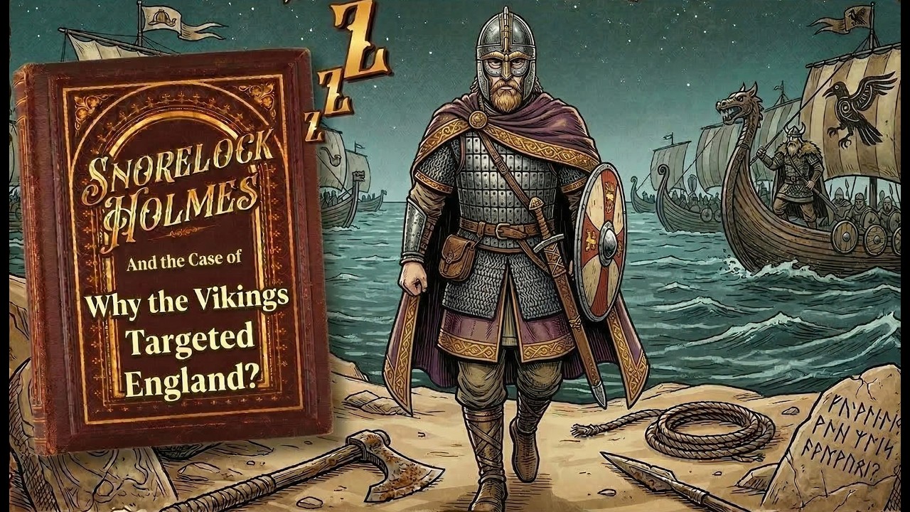 Sleepy History| Why the Vikings Targeted England? |NO ADS | A Snorelock Bedtime Mystery