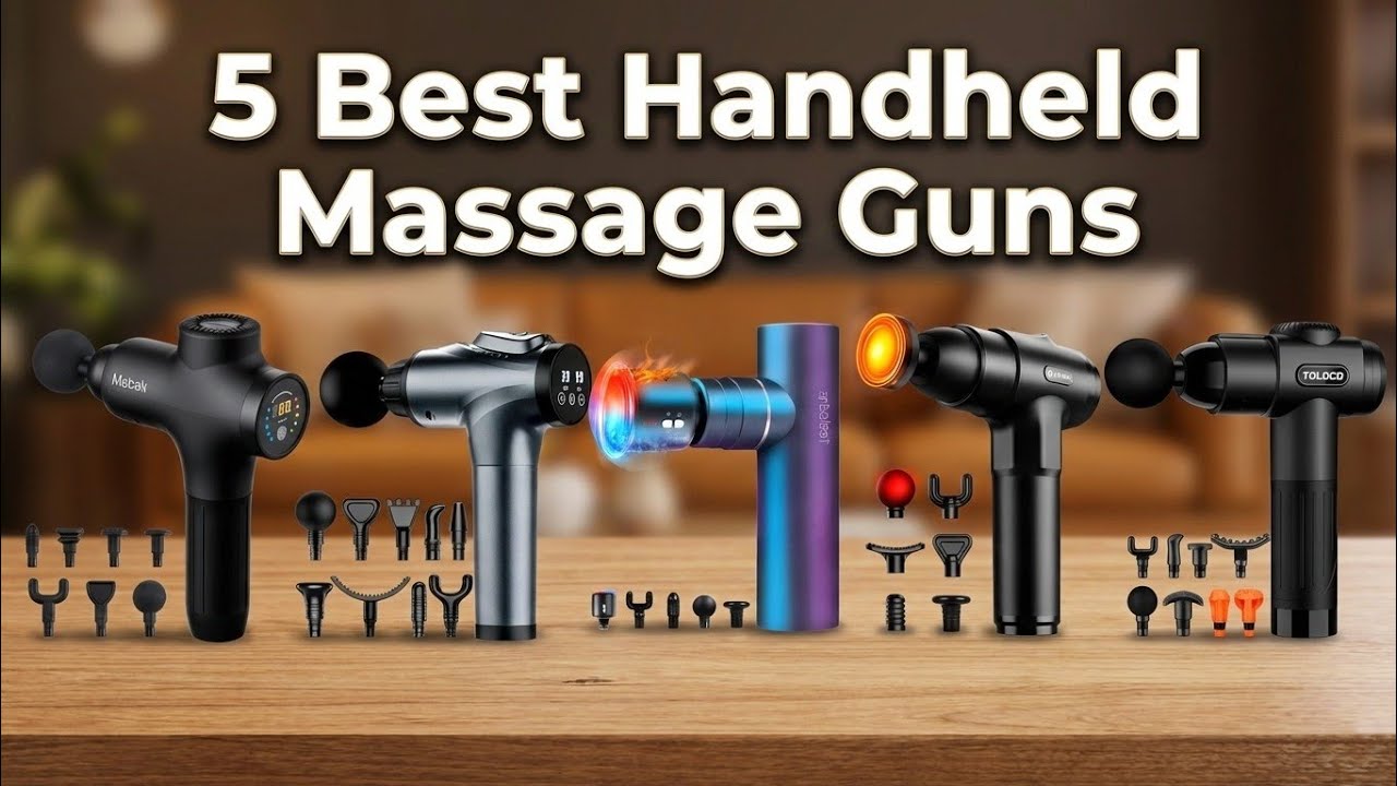Top 5 Best Handheld Massage Guns in 2026 💪 (Deep Tissue Percussion Massagers)