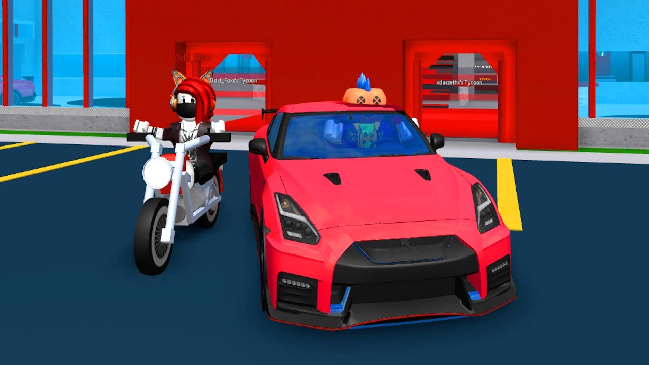 2 Player Roblox Car Tycoon With Odd Foxx