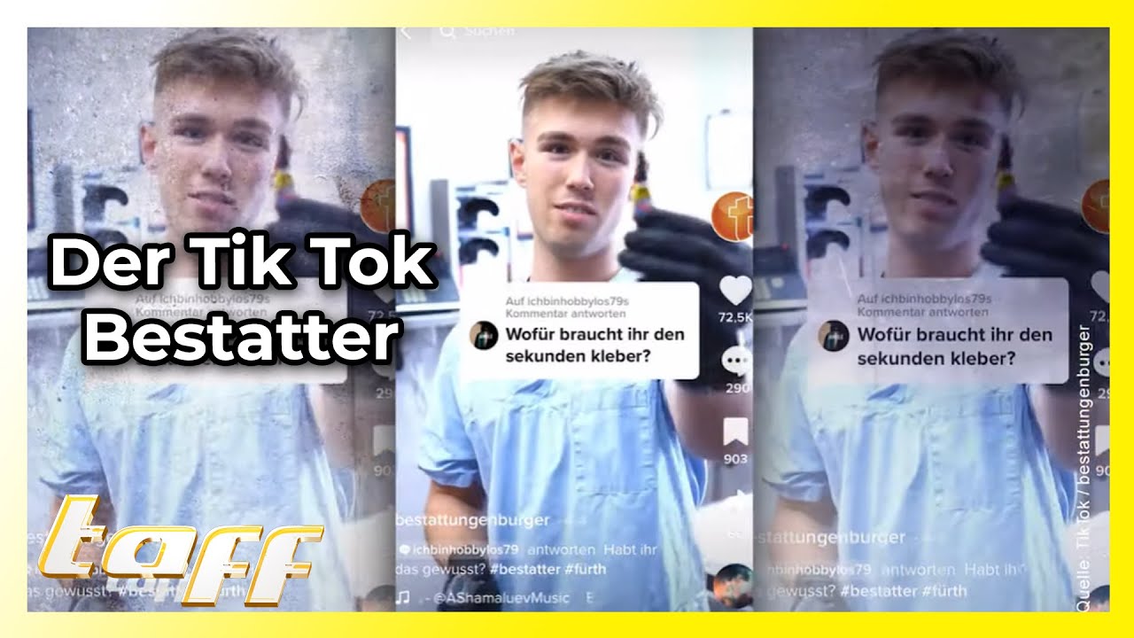 Tik Tok-Star und jüngster Bestatter Deutschlands: Luis Bauer | taff | ProSieben