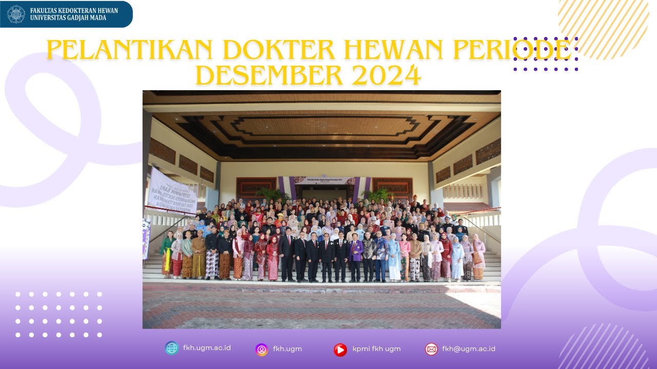 Pelantikan Dokter Hewan Periode Desember 2024
